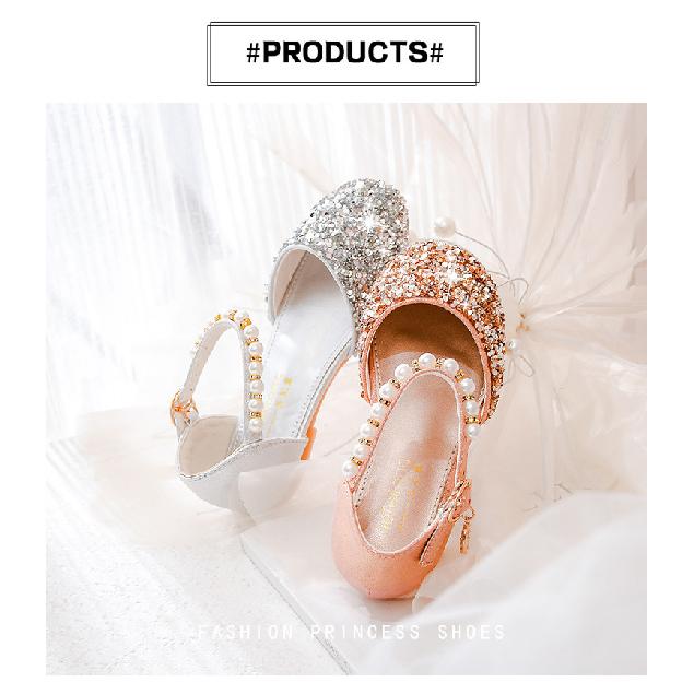 Girls' Sandals Fashion Summer New Children's Hot Soft Sole Big Kids Girls Summer Brand Princess Shoes Trendy