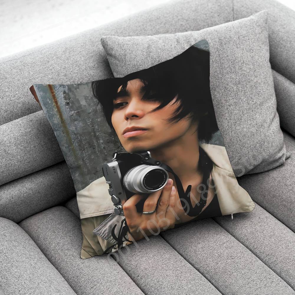 

Japanese Actor N-Nijiro Murakami Throw Pillow Case For 50x50cm 40x40cm 55x55cm 45x45cm 30x30cm Square Bedroom Pillowcase Cover 30cmx30cm