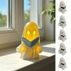 Niedliche Geist liest Buch Figur, Kleine LED-beleuchtete Halloween-Geisterstatue für Zuhause Bücherregal Kaminsims Schreibtisch Dekoration
