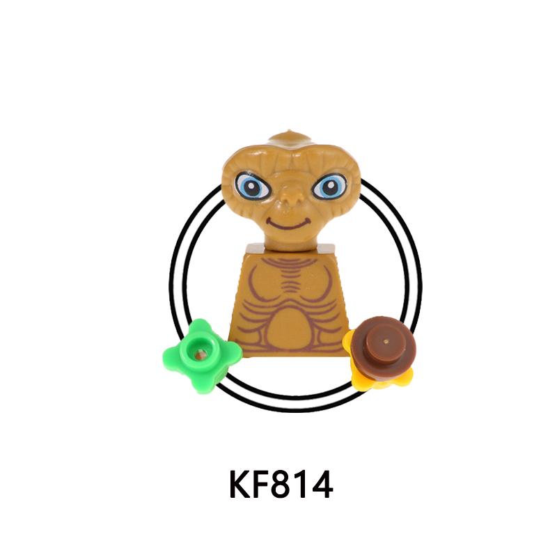 

KF1908 KF982 KF992 KF1358 KF814 Мультфільм Аніме ET Конструктор Цеглинки Фігурки Персонажів Дитяча Колекція Іграшки