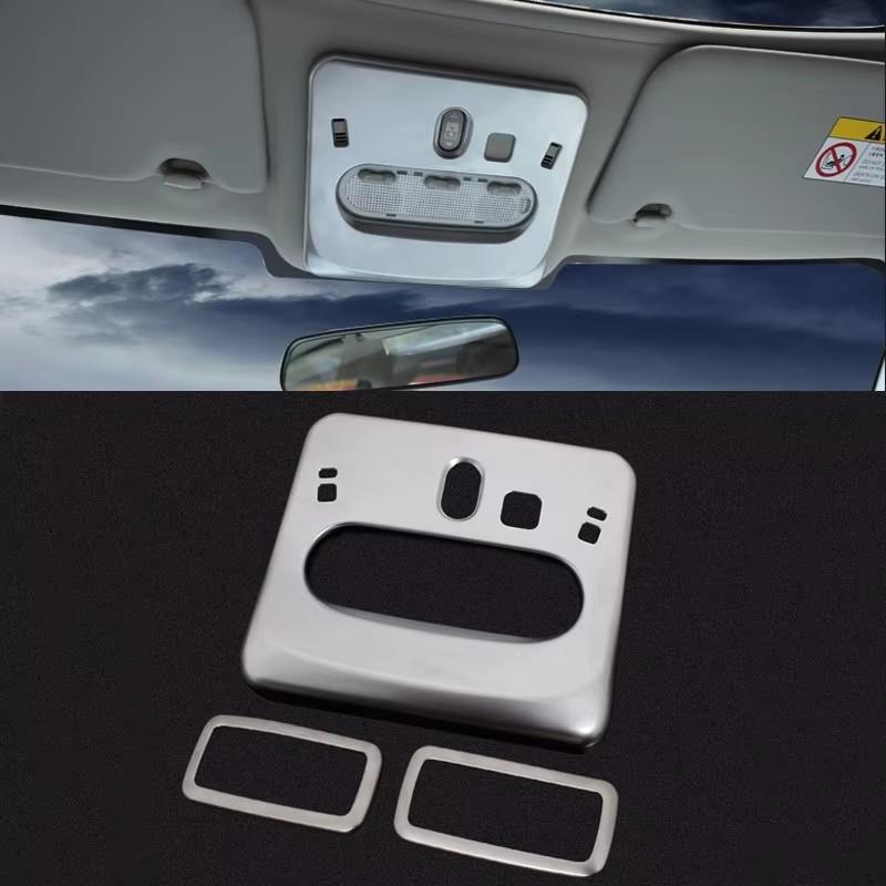 For Nissan Qashqai J11 2014 2015 2016 2017 2018   ABS Front Roof Reading Light Cover Rear Top Lamp Frame Car Accessories