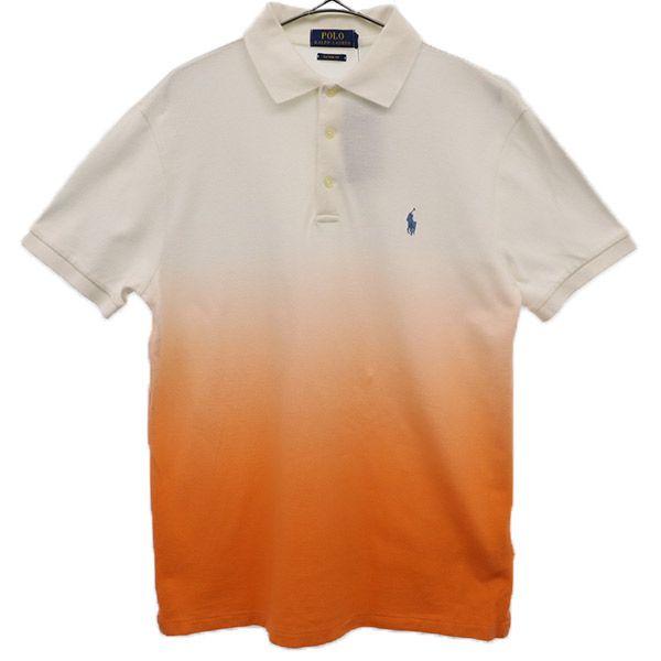 

неиспользованная рубашка поло POLO RALPH LAUREN с градиентом, с коротким рукавом, M, мужская, б/у