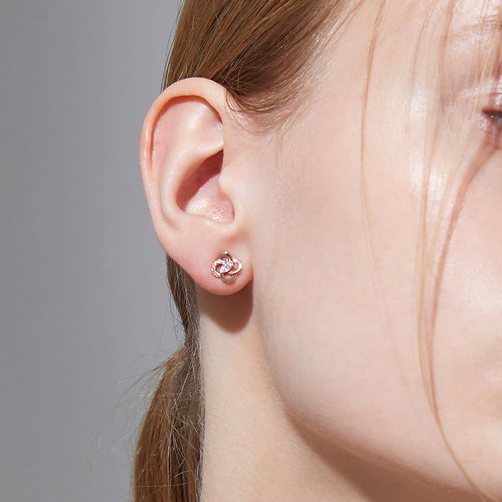 Posy Silver Earrings Sc1743
