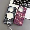For Xiaomi 15T Pro Case For MagSafe Magnetic Wave Pattern Texture Lightweight PC Hard Cover For Mi 15T Shell Non-Slip Bumper