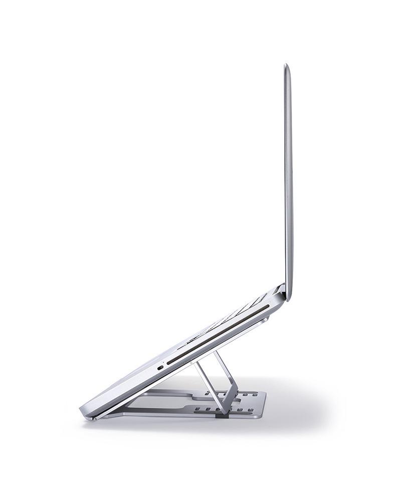 Six-Speed Aluminum Laptop Stand: Folding, Stable Desktop Riser