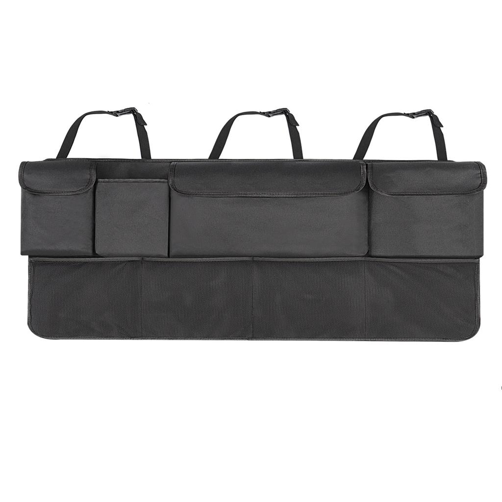 Organisateurs de coffre de voiture Organisateur suspendu pour siège arrière avec 9 grands sacs de rangement Organisateur de sac de rangement pour coffre de voiture