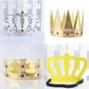 Golden King Crown For Halloween Children's Birthday Party Decorations Wholesale Crown Hat Headpiece