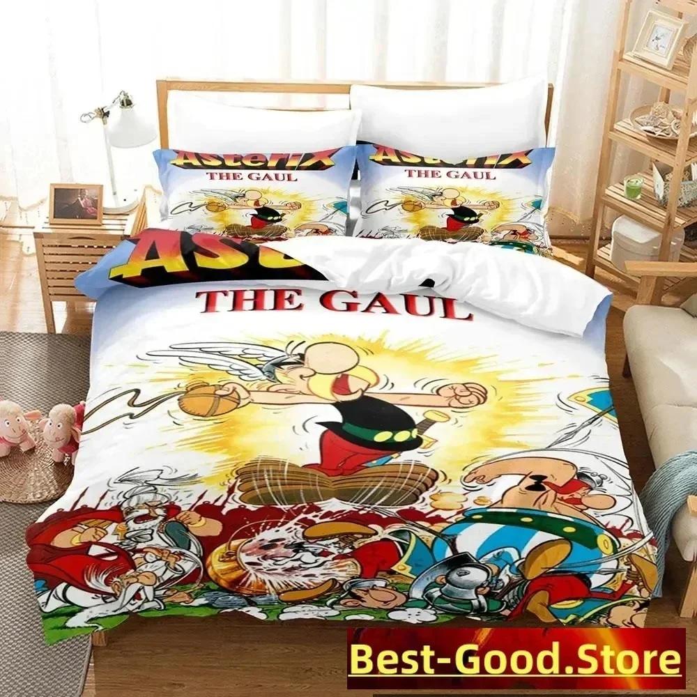 

Comforter 3D Gaul Hero Asterix Bedding Set Printed Bed Set With Soft Single Double Queen Super King Size Boys Adult Comforter (quilt)-EU Single(135*200cm)3pcs