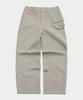 PLACESTUDIOMAN Multi-Side Pocket Wrap Design Cut Wide Cotton Pants_3 Colors