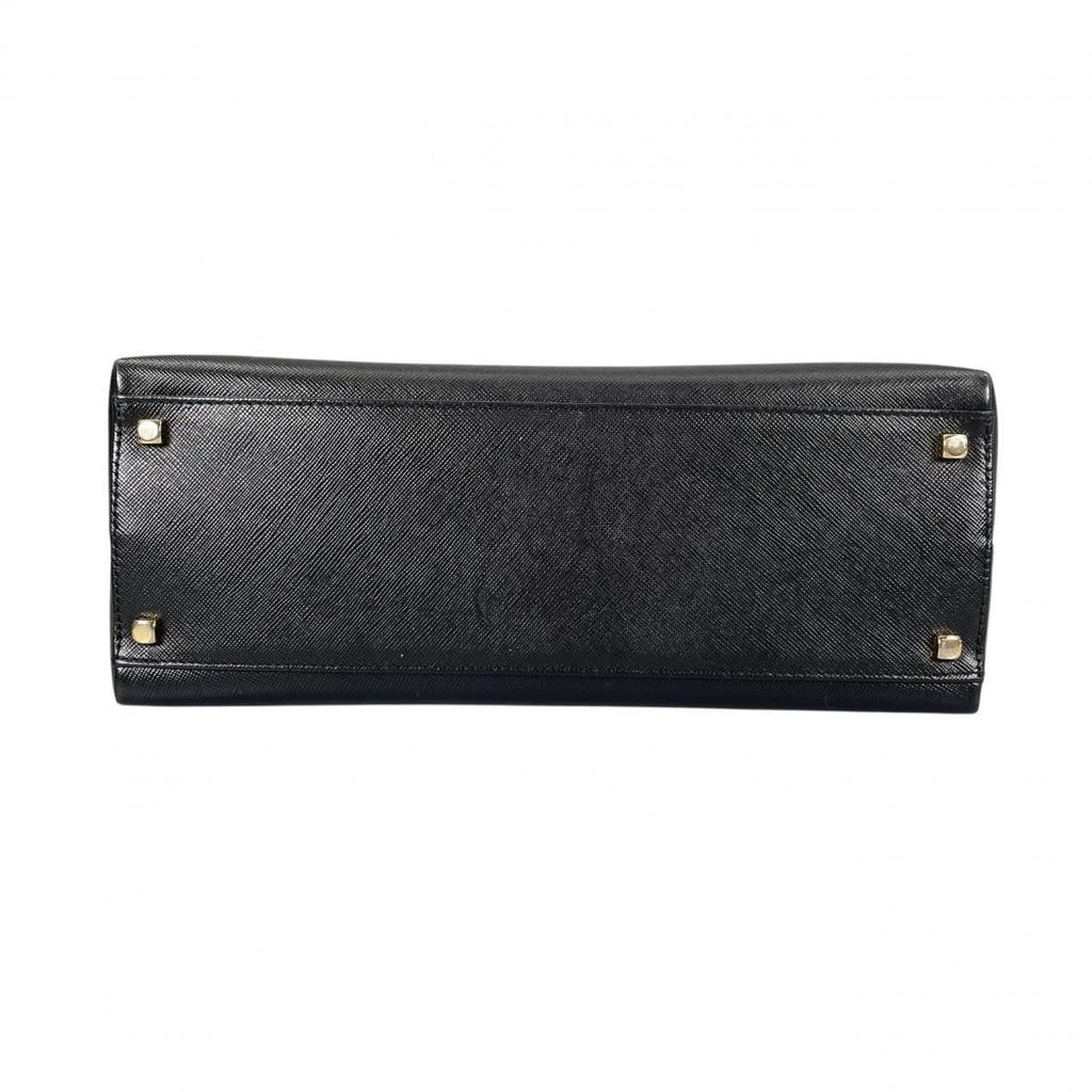 Salvatore Ferragamo 2WAYShoulder Bag Gancini Handbag leather black Women Used