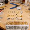 36 Piece Metal Bead Spacer Set In 6 Colors Bracelet Alignment Beads Positioning Beads For Multi Layer Jewelry Designs