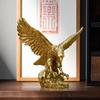 Eagle Resin Golden Eagle Statue Art Animal Model Collection Ornaments Wine Cabinet for Home Office Desktop Feng Shui Decor Gifts