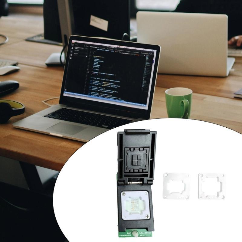 EMMC BGA153 BGA169 Adapter Für T48 Programmiergerät Schnelle Chip-Programmierung Mit Präzise Geformtem Sockel