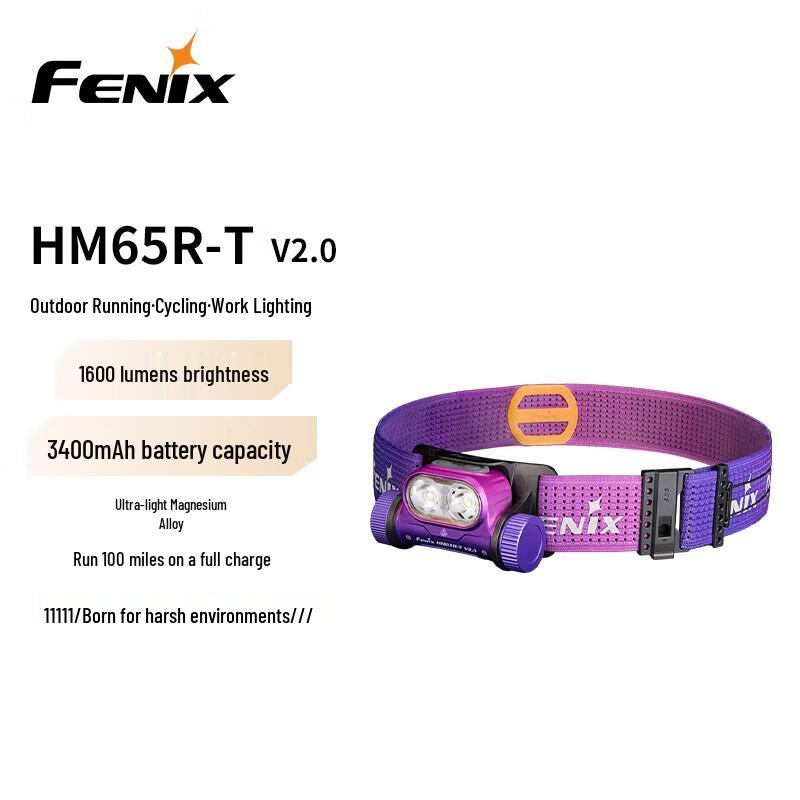 

Fenix HM65R-T V2.0 Dual-Light Rechargeable Headlamp