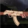 3D Flying Wooden Puzzle Rubber Band Gun Toy Gun Rubber Band Rifle with Japanese Instructions Tsukurundesu® (Rifle 2)