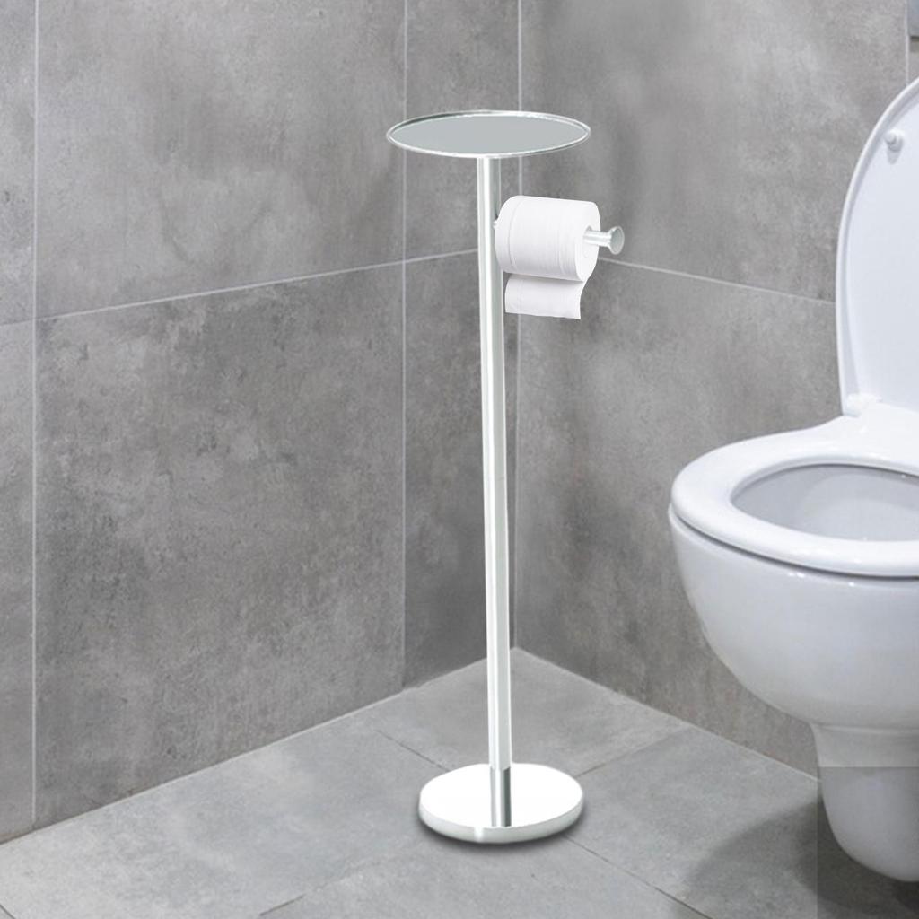 25.79 Inch Toilet Paper Holder Tissue Storage Dispenser Stand for Kitchen