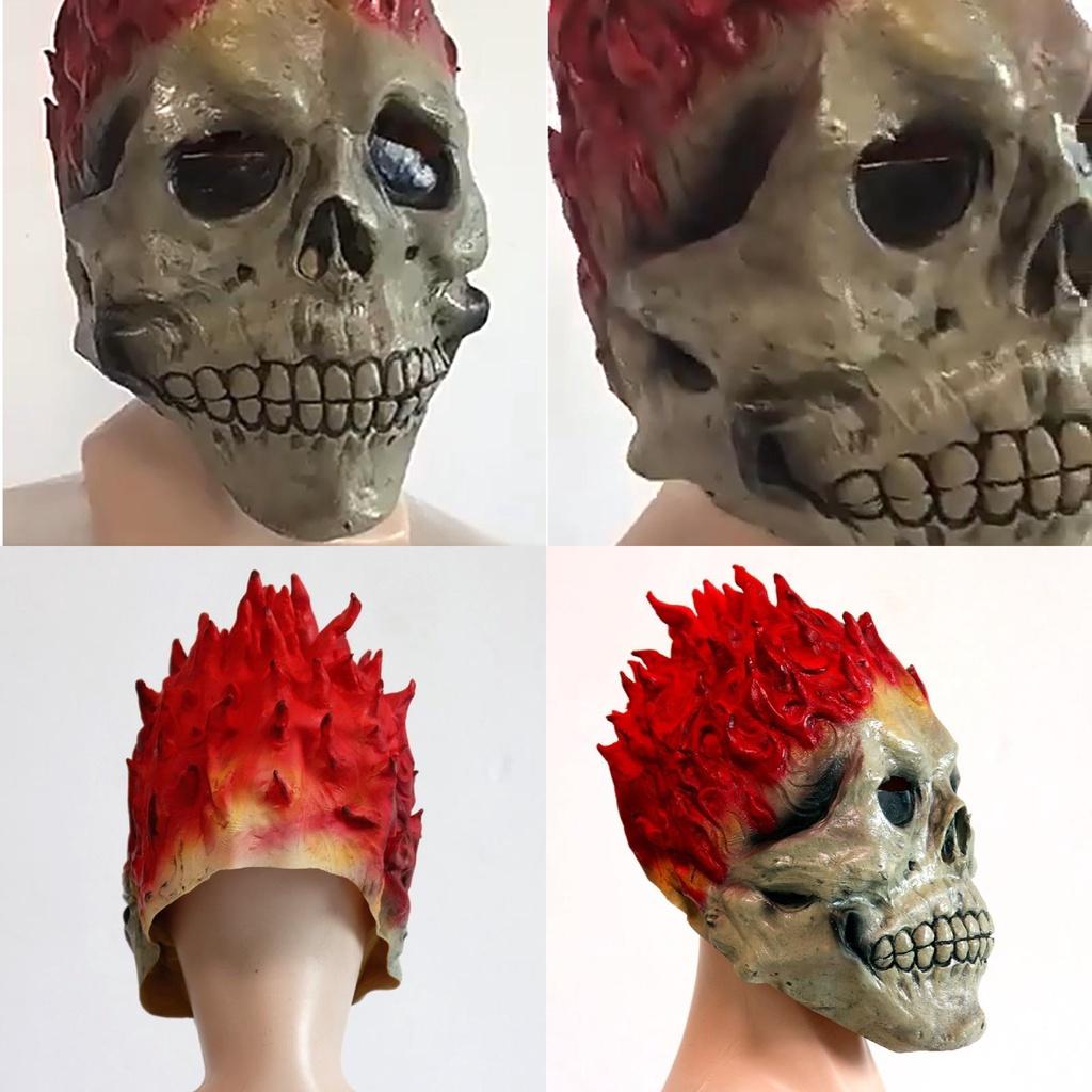 Halloween Face Paint Ghost Rider Mask Skull Car God Mask Soul War Car Mask