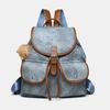 Vintage Colorblock Rucksack Damen Leichter Rucksack