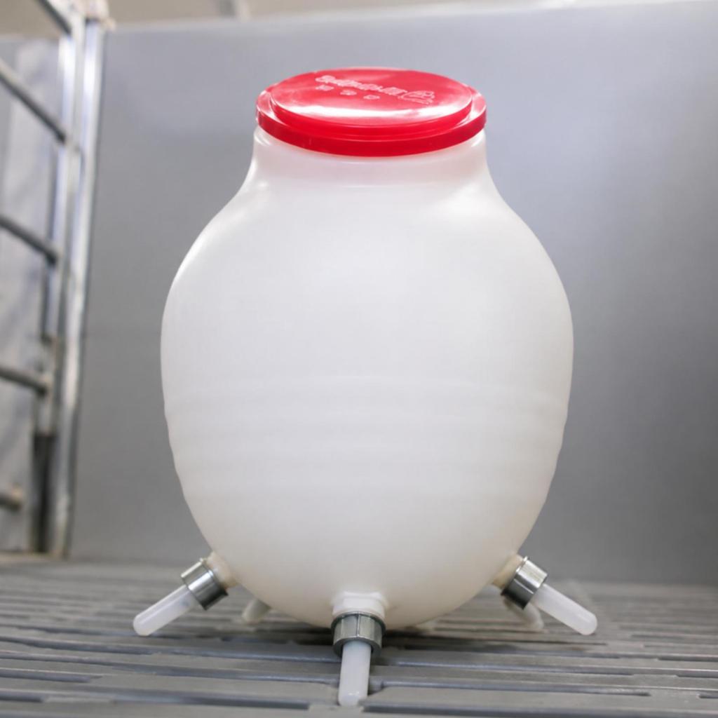 Livestock Milk Feeder Bottle Hangable Nursing with Six Ports Multi-Port