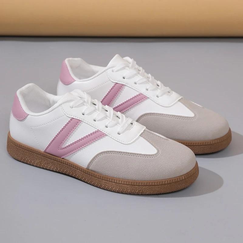 Spring 2025 New Women's Casual Sports Shoes Flat Women's Vulcanized Shoes Outdoor Sports Shoes