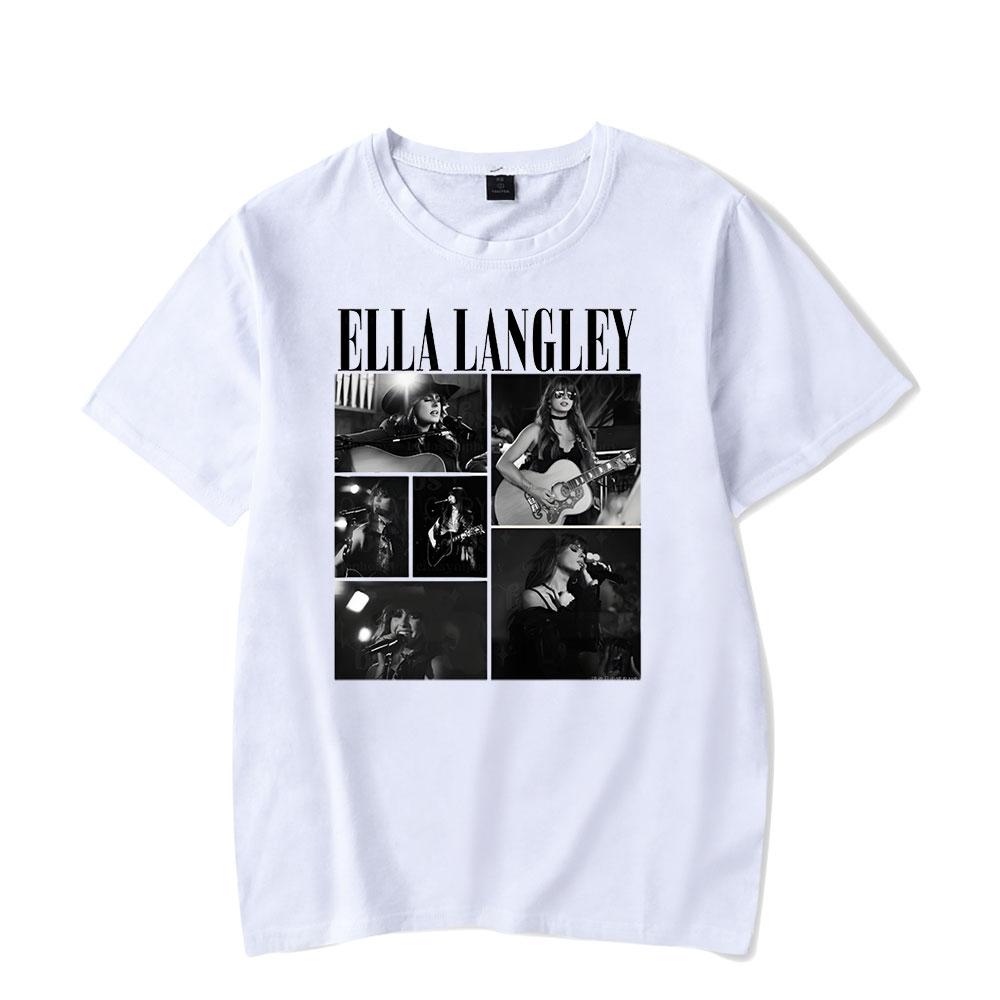 2026Ella Langley Merch Trendy Short Sleeve T Shirt Unisex Sport Pullover Harajuku Y2k T Shirt TopEasy MoveUnisext