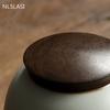 Traditional Ru Kiln Ceramics Tea Caddy Tieguanyin Containers Travel Tea Bag Sealed Tea Jar Coffee Storage Tank Spice Organizer
