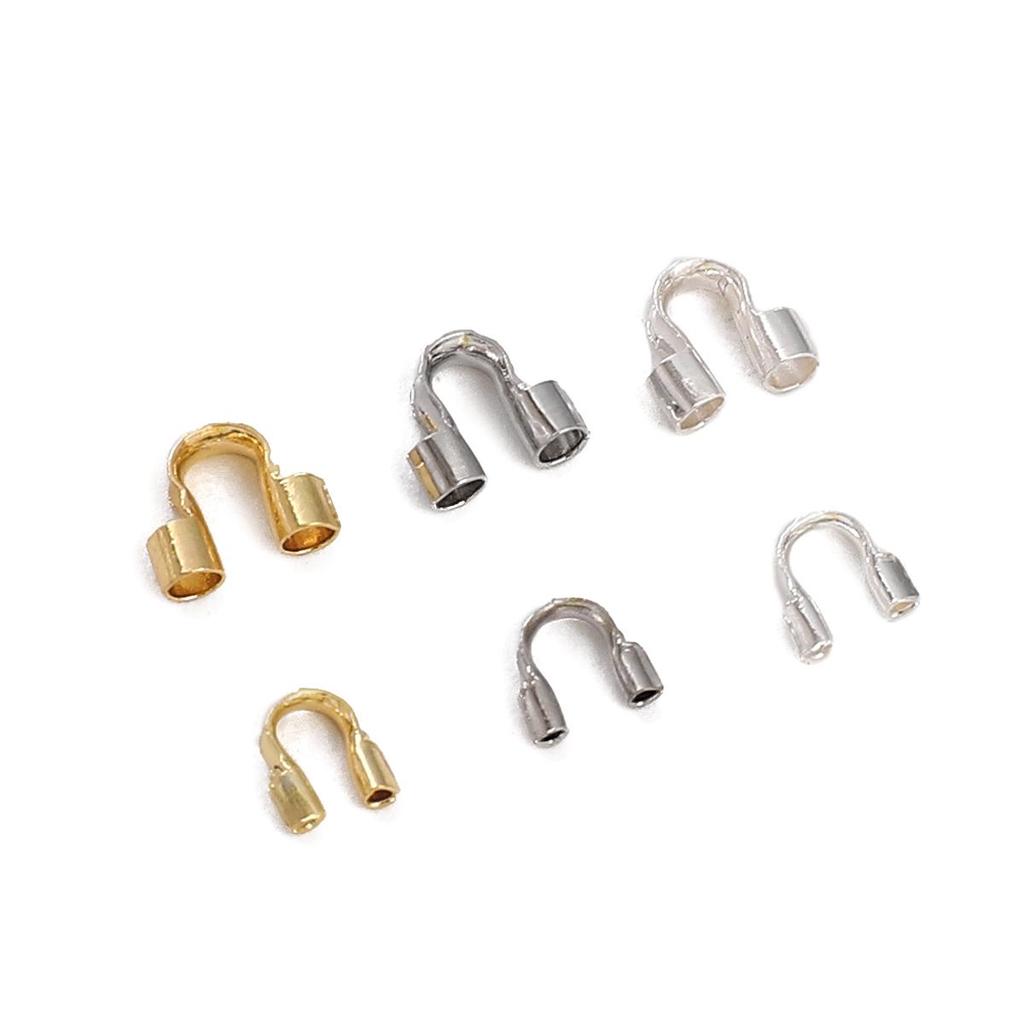 10/50 szt. Miedziana klamra w kształcie litery U do tworzenia biżuterii DIY akcesoria rzemieślnicze