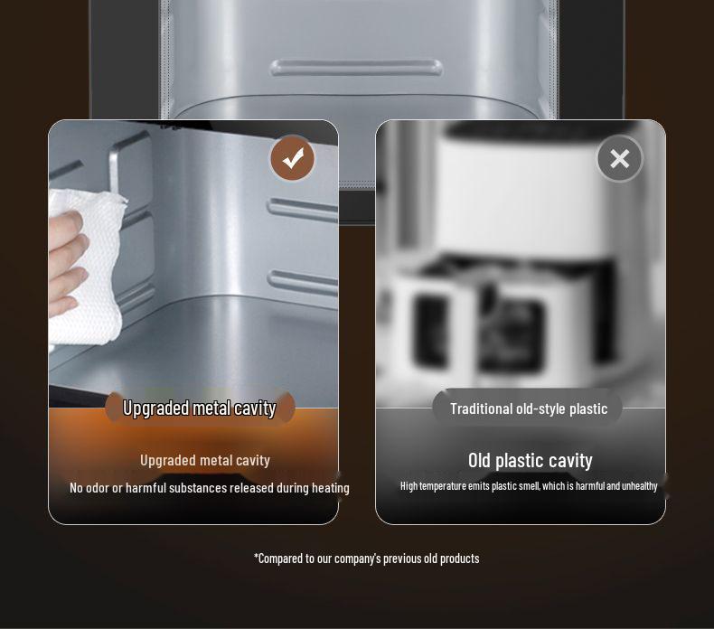 Multifunctional Electric Oven Air Fryer with Visual Window and Large Capacity for Home Baking