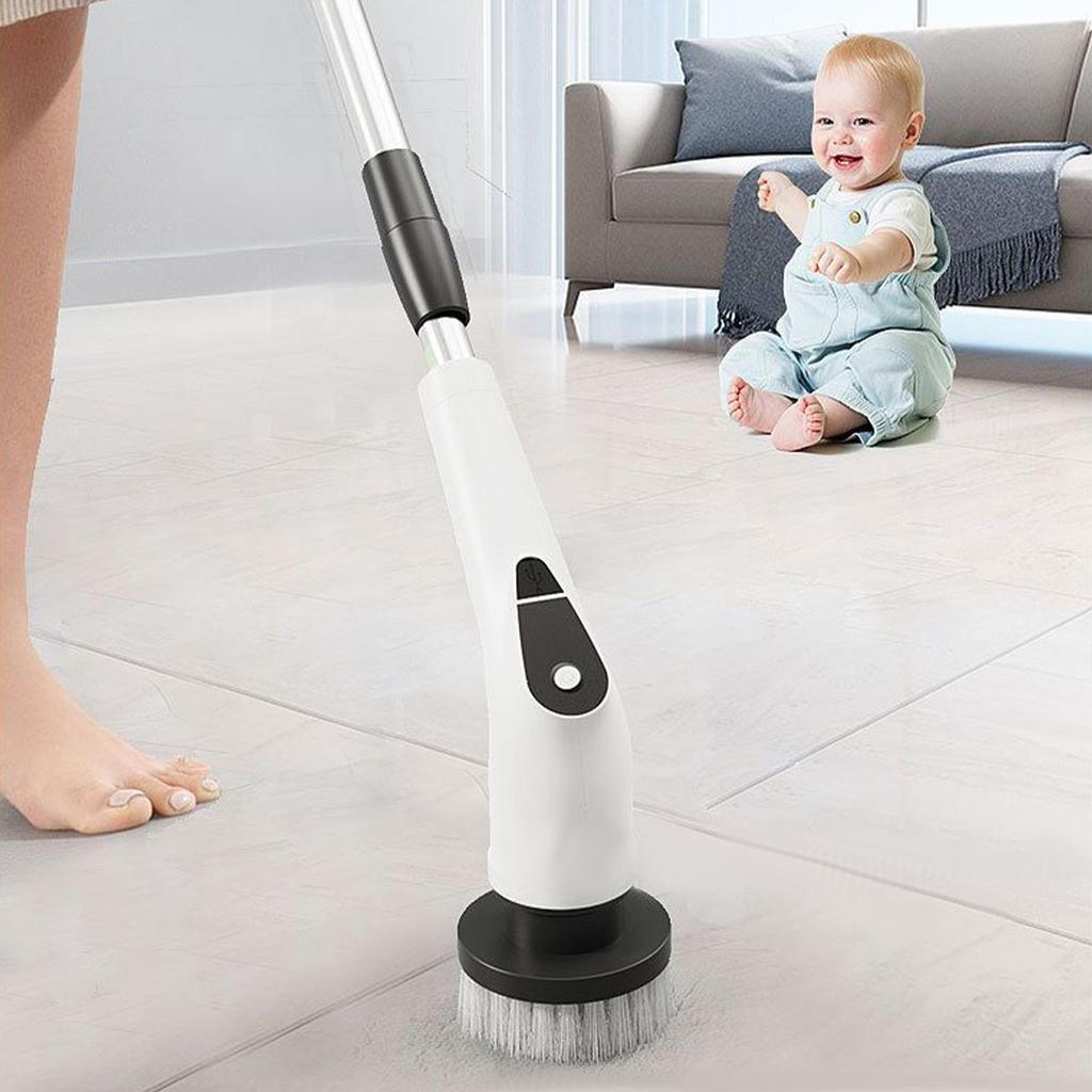 Electric multi-function cleaning brush Kitchen Bathroom Cleaner Handheld Domestic Equipment handheld retractable floor brush