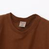 Champion Short Sleeve Cotton USA Reverse Short Sleeve Pocket Brown Men's T-Shirt, Brown, 9.4oz 100% Weave® T-Shirt, (C3-B305)