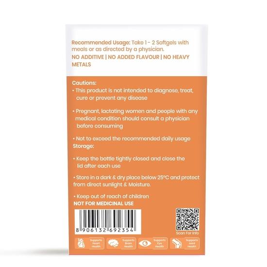 Dr. Morepen COD Liver Oil Capsules | Finest Natural Omega 3, EPA & DHA | Pack of 100 Softgels