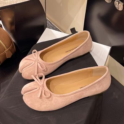 Vlinderknoop Dames Ballerina's Schoenen Mode Ondiepe Instapschoenen Dames Zachte Zool Comfort Jurk Ballerina's