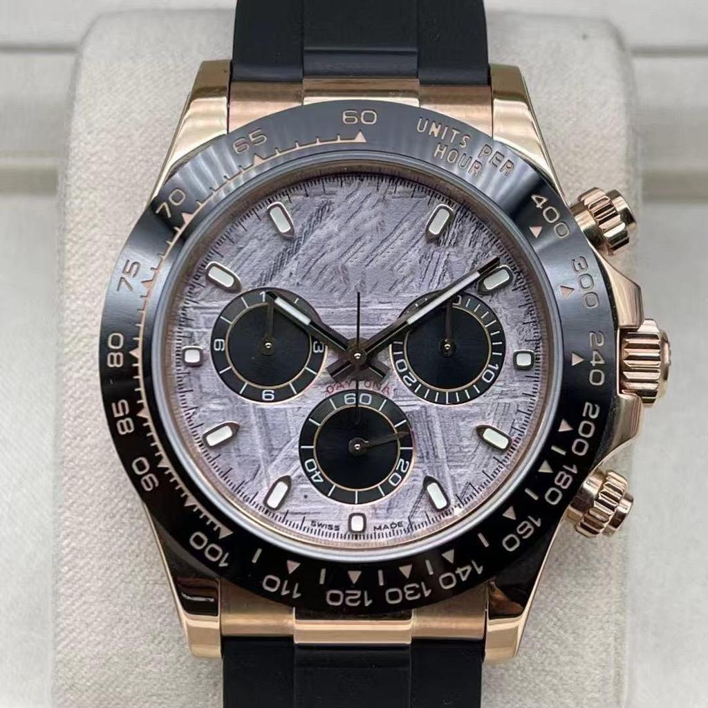 Laojia Daytona Men's Multifunctional Waterproof Mechanical Watch - Luminous, Three-Eye, Six-Needle Design