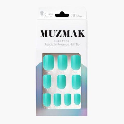 MUZMAK Reusable Nail Tips Fresh Candy (Regular Square)