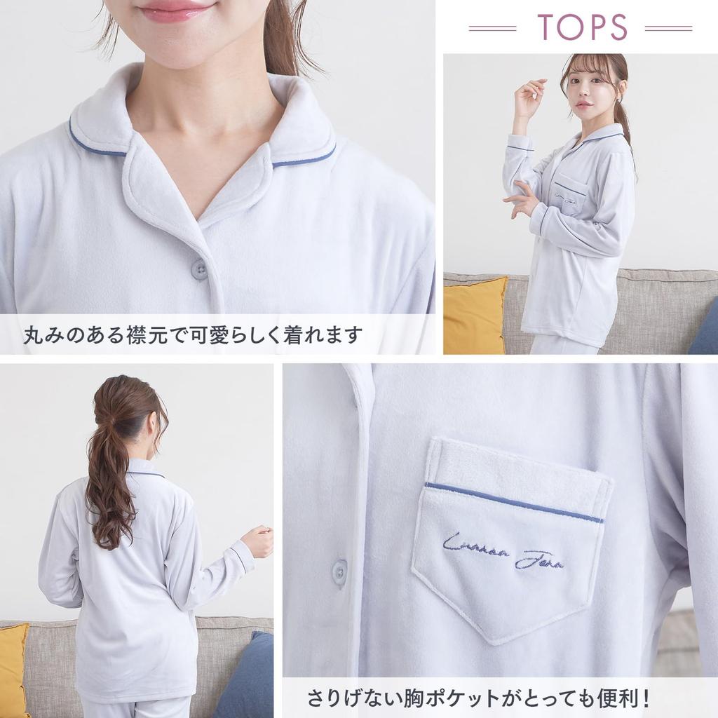 Recommended by Sleep Loungewear Pajamas Velvet for Comfort and Long Sleeve Top and Bottom Set for Relaxing At Luanna Jena Experts Women's [Stretch