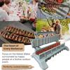 Row Kebab Maker Bbq Meat Skewer Machine Kebab Press Maker Reusable Plastic Bbq Skewer Maker Kebab Preparation BBQ Tool