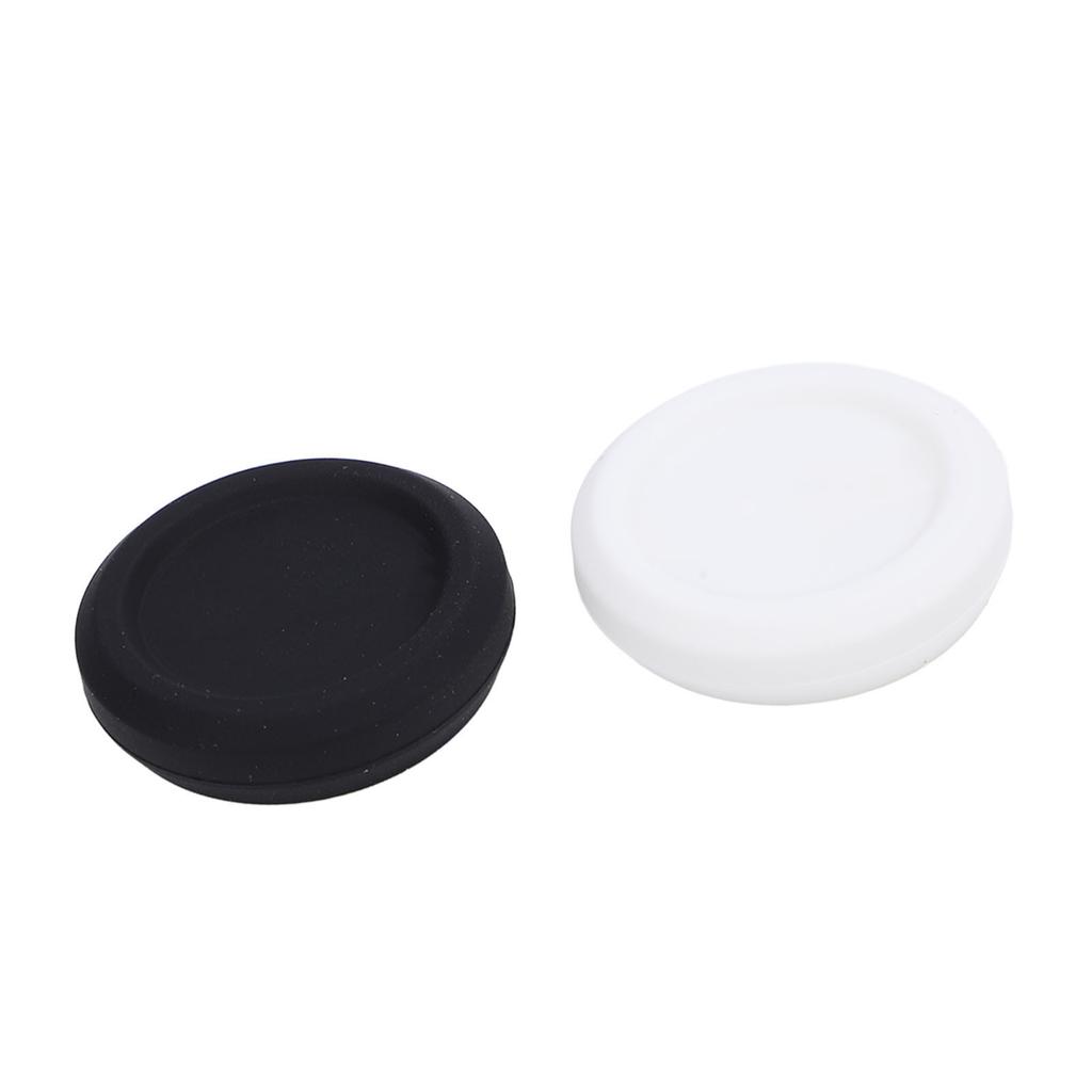 2Pcs Silicone Lens Hat Anti Scratch Oil Sprayed Finish Lens Protective Cover Guard for GO 3S Black and White