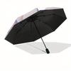 Stitch, Moon Automatic Opening and Closing Umbrella  8 Ribs Windproof Portable Folding Umbrella, Suitable for Casual and Business Outings,for Gifts