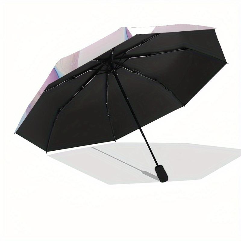 Stitch, Moon Automatic Opening and Closing Umbrella  8 Ribs Windproof Portable Folding Umbrella, Suitable for Casual and Business Outings,for Gifts