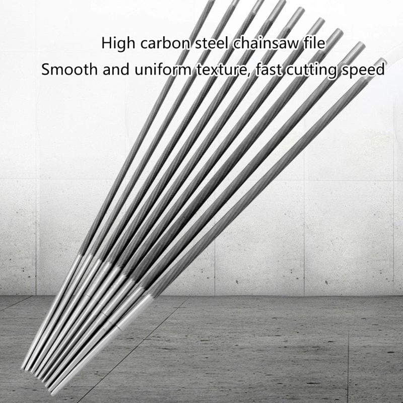 3Pcs Professional Round Chainsaw Chain Sharpening Files for Woodworkers Carving and Furniture Making 4.0mm 4.8mm 5.5mm