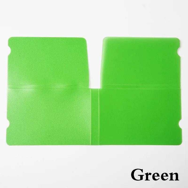 

10pcs/set Portable Folding Mask Storage Clip Face Mask Holder Cover Bags Protective Case Suitable Home Storage Supplies 10pcs set зелёный