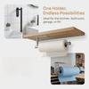 Sturdy Paper Towel Holder Stainless Steel Roll Dispenser High Quality Paper Holder  Space Saving