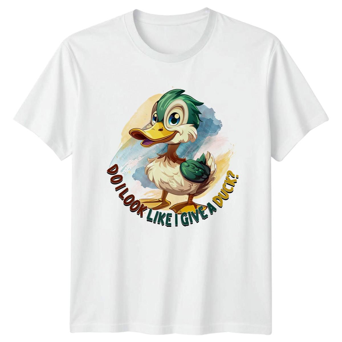Do I Look Like I Give T-Shirt Duck Pun Animal Humor Birthday Gift S