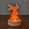 1pcs Easter Rabbit Holder Molds Silicone Candlesticks Molds for EasterCrafting