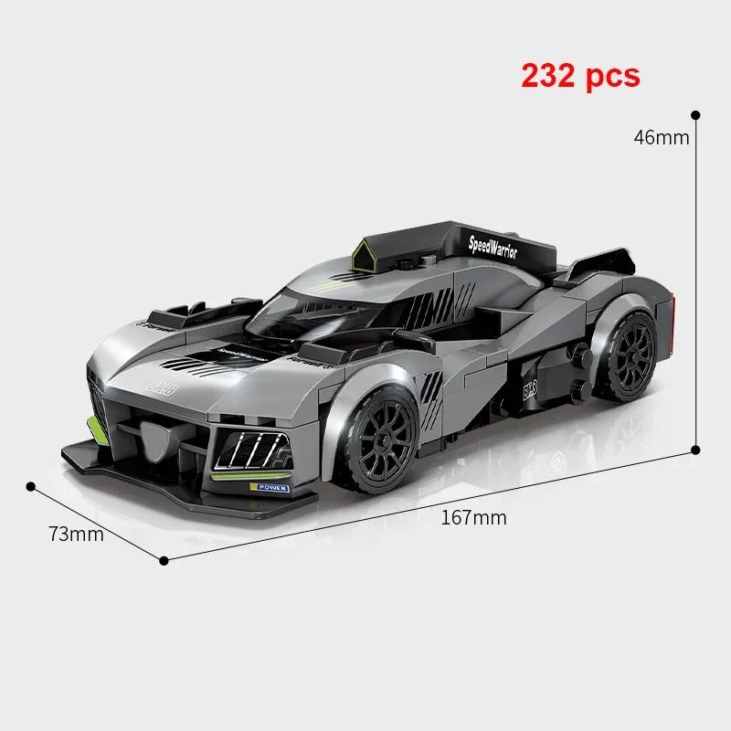 City Technical Car Speed  Racing Car Building Blocks Sports Police Car Pick Up MOC Creative Vehicle Toys
