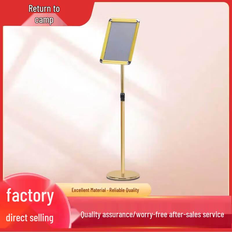 Guiving Stainless Steel A4 Sign Holder Floor Display Stand