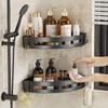 New 3/2/1 Piece Adhesive Bathroom Shampoo Rack Shower Rack Storage Rack Without Drill