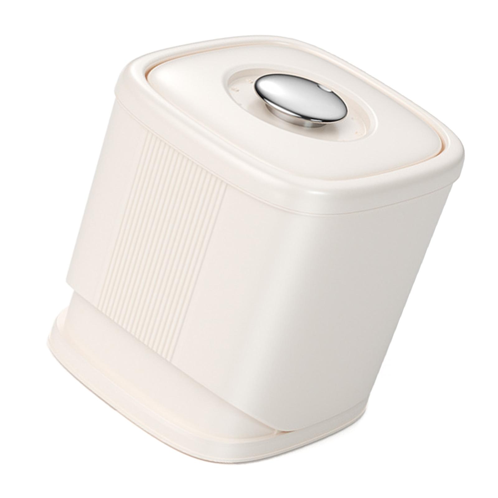 Диспенсер для риса PP герметичный влагостойкий с мерным стаканом для домашней кухни ресторана организация хранения оранжевый