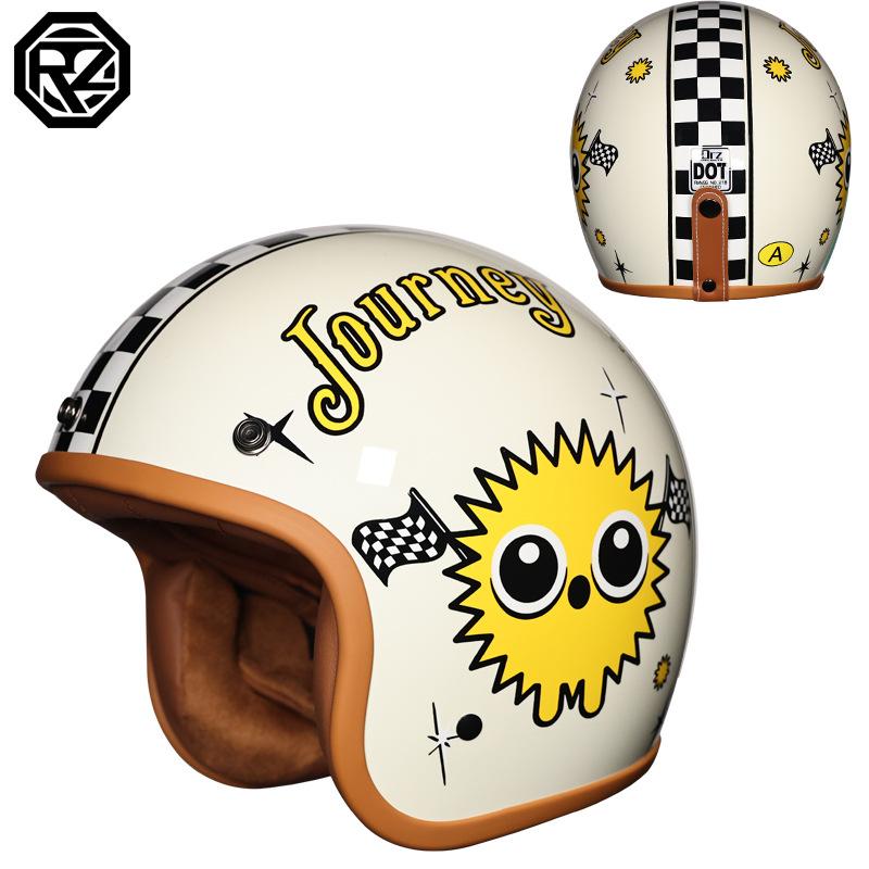 

Детский шлем для девочки, мальчика, малыша, электрический, на батарейках, для автомобиля, мотоцикла, каска, полушлем L