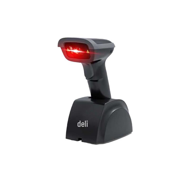 Deli Wireless Barcode Scanner with Charging Base